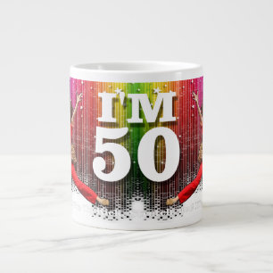 Ik ben 50 Sally O'Malley Funny 50e verjaardag Retr Grote Koffiekop