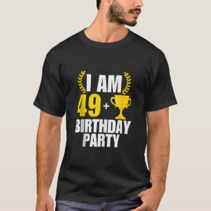 Ik ben 50 verjaardagsfeestje B dag 50ste 50 jaar o T-shirt