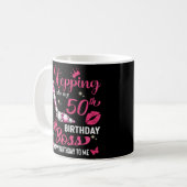 Ik ben 50ste verjaardag geworden als een baas koffiemok (Voorkant links)