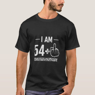 Ik ben 54 plus 1 55e verjaardag t-shirt