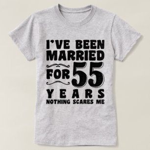 Ik Ben 55 Jaar Getrouwd Verjaardagscadeau T-shirt