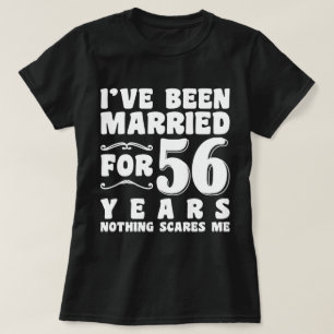 Ik Ben 56 Jaar Getrouwd Verjaardagscadeau T-shirt