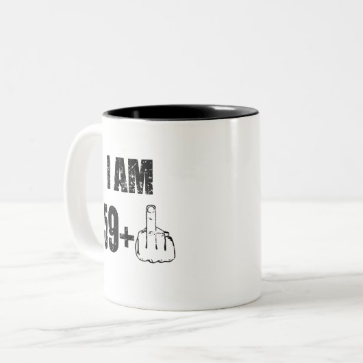 Ik ben 59 plus 1, 60ste verjaardag mok 1957 (Voorkant links)