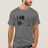 Ik ben 59 plus 1 grappige 60e verjaardag 1960 1961 t-shirt (Voorkant)