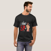 Ik ben 59 plus 1 middelvinger voor een 60e t-shirt (Voorkant volledig)