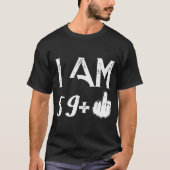 Ik ben 59 plus 1 verjaardag t-shirts (Voorkant)