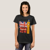 Ik ben 5 5th Birthday British London Theme United  T-shirt (Voorkant volledig)