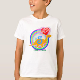 Ik ben 5 - 5th Birthday Celebration Dino T-Shirt