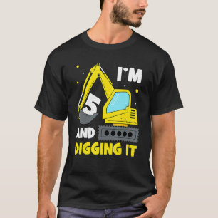 Ik ben 5 en ik citeer het 5e verjaardag graaf Kind T-shirt