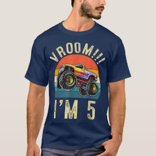 Ik ben 5 jaar oude Vroom 5th Birthday Party Truck  T-shirt
