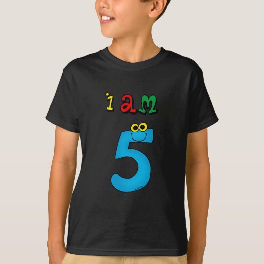 Ik ben 5 t-shirt (Voorkant)