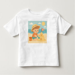 Ik ben 5! – Verjaardag strand T-shirt voor kindere