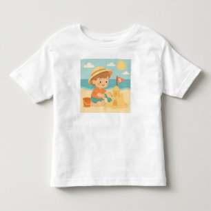 Ik ben 5! – Verjaardag strand T-shirt voor kindere