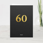 Ik ben 60, dus wat? Leuk 60ste verjaardagsfeestje Kaart (Achterkant)