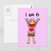 Ik ben 6 briefkaart (Voorkant / Achterkant)