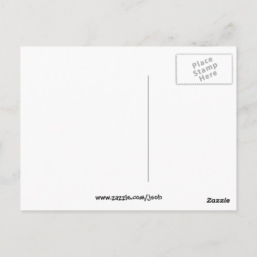 Ik ben 6 briefkaart (Achterkant)