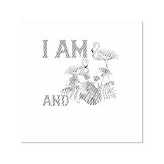 Ik ben 6 en ontvlamming  zelfinktende stempel