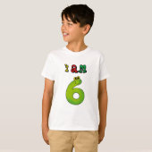 Ik ben 6 t-shirt (Voorkant volledig)