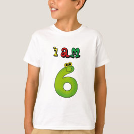 Ik ben 6 t-shirt
