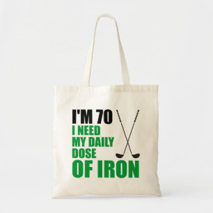 Ik ben 70 dagelijkse doses ijzerhoudende Canvas ta Tote Bag
