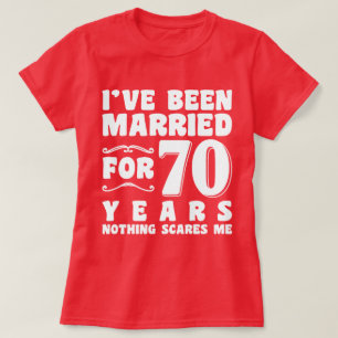 Ik ben 70 jaar getrouwd: vrijgezellenfeestje t-shirt