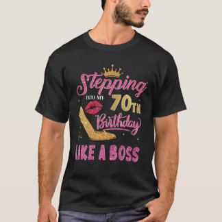 Ik ben 70e verjaardag als een Boss 70 jaar T-shirt
