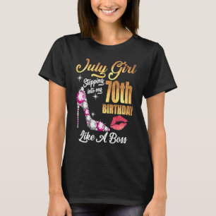 Ik ben 70ste verjaardag als een boot voor 70 t-shirt