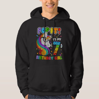 Ik ben 7 jaar oud 7 jaar, 7 jaar, Unicorn Girls Po Hoodie