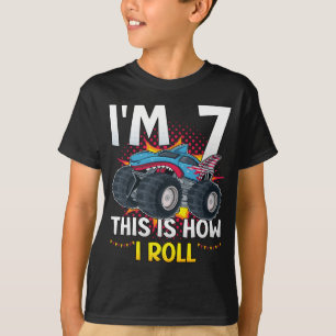 Ik ben 7... zo ben ik Monster Truck Boy. T-shirt