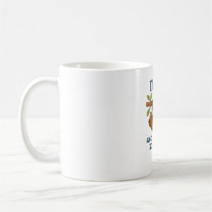 Ik ben 8 en een super leuk luiaard klassiek T-shir Koffiemok