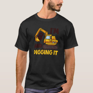 Ik ben 8 en graven het 8 jaar oud 8e verjaardag Ex T-shirt