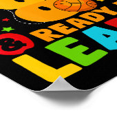 Ik ben 8 klaar om mijn rug naar school te leren 3e poster (Hoek)