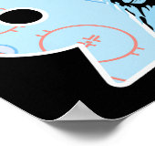 Ik ben 9 hockey verjaardagsfeestje poster (Hoek)