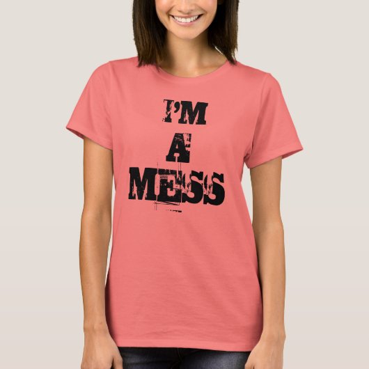 IK BEN, A, MESS T-SHIRT (Voorkant)
