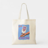Ik ben A-Peel-Ing Glue Peel Fun Nostalgia Tote Bag (Achterkant)