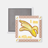 Ik ben A-Peeling Banana Magneet (Voorkant / Achterkant)