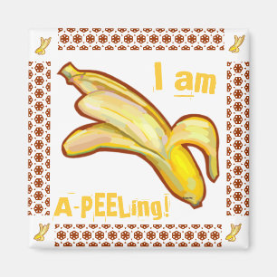 Ik ben A-Peeling Banana Magneet