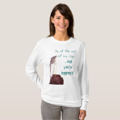 Ik ben aan het einde van mijn touw T shirt (Voorkant volledig)