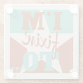 Ik ben aan het repareren glazen onderzetter (Achterkant)