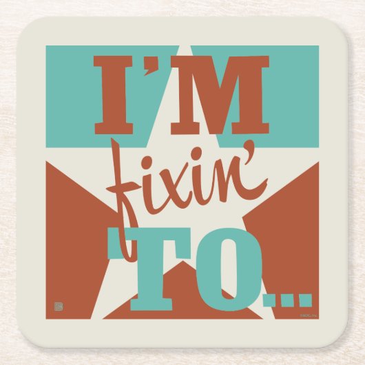 Ik ben aan het repareren kartonnen onderzetters (Voorkant)