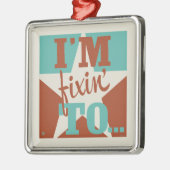 Ik ben aan het repareren metalen ornament (Links)