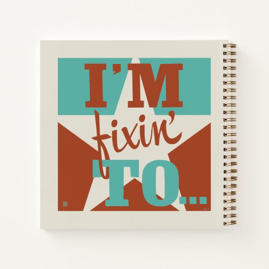 Ik ben aan het repareren notitieboek (Achterkant)