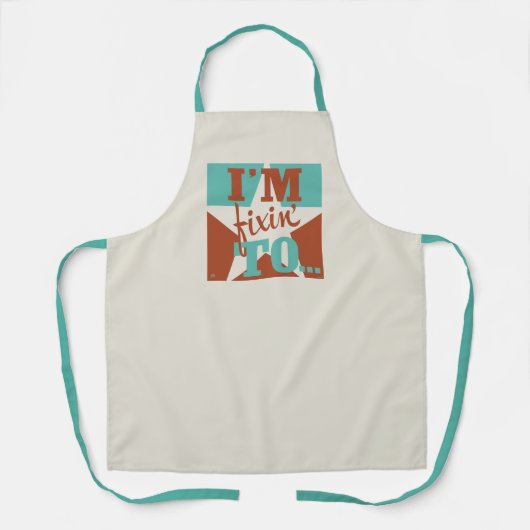 Ik ben aan het repareren schort (Voorkant)