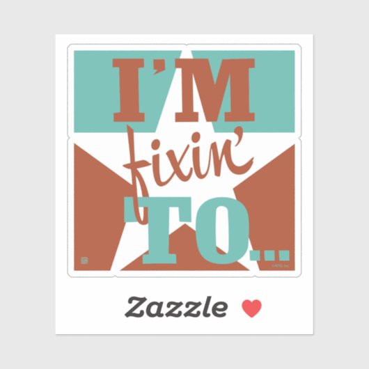 Ik ben aan het repareren sticker (Vel)