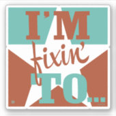 Ik ben aan het repareren sticker (Voorkant)