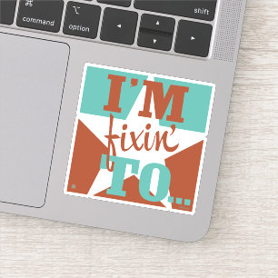 Ik ben aan het repareren sticker