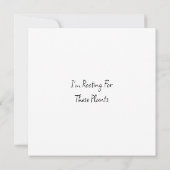 Ik ben aan het roeien voor deze Planten | tuinierp Kaart (Achterkant)