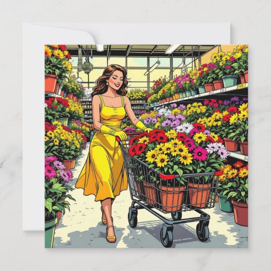 Ik ben aan het roeien voor deze Planten | tuinierp Kaart (Voorkant)