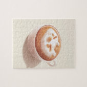 Ik ben aan het schuimen met gevoelens – Coffee Art Legpuzzel (Horizontaal)