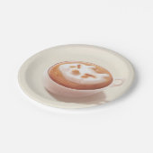 Ik ben aan het schuimen met gevoelens – Coffee Art Papieren Bordje (Gekanteld)